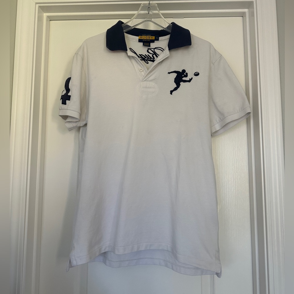 Polo Ralph Lauren Polo Shirt Big Pony short sleeve size L White